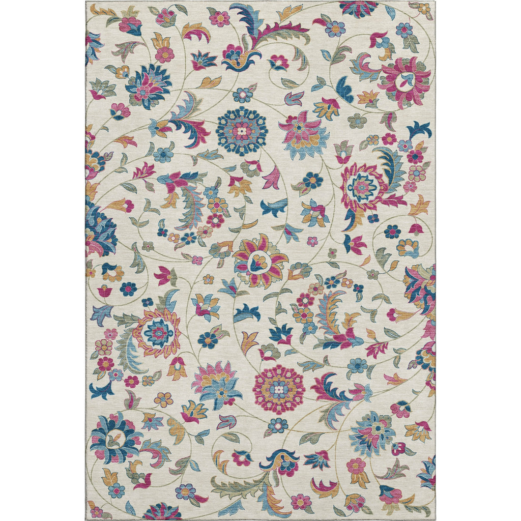 Piper Looms Mayfield Floral AMF1006 Linen Machine Washable Area Rug main image