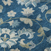 Piper Looms Mayfield Floral AMF1006 Navy Machine Washable Area Rug Swatch Image