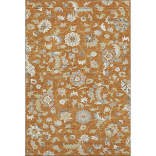 Piper Looms Mayfield Floral AMF1006 Paprika Machine Washable Area Rug main image