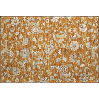Piper Looms Mayfield Floral AMF1006 Paprika Machine Washable Area Rug Scatter Main Image