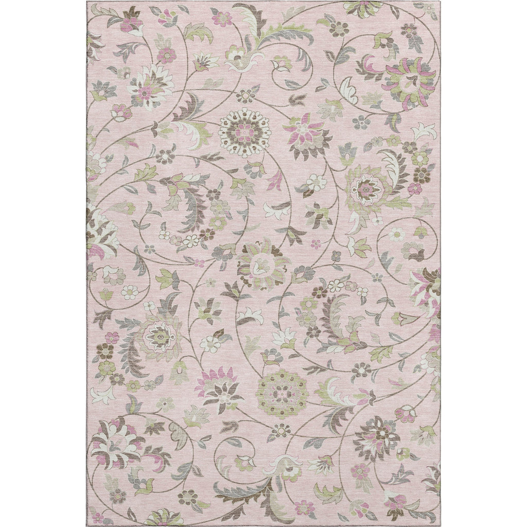 Piper Looms Mayfield Floral AMF1006 Pink Machine Washable Area Rug main image