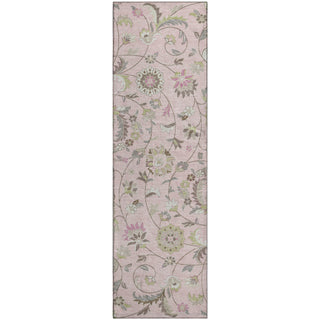 Piper Looms Mayfield Floral AMF1006 Pink Machine Washable Area Rug Runner Main Image