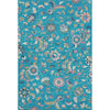 Piper Looms Mayfield Floral AMF1006 Teal Machine Washable Area Rug main image