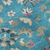 Piper Looms Mayfield Floral AMF1006 Teal Machine Washable Area Rug Swatch Image