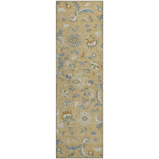 Piper Looms Mayfield Floral AMF1006 Wheat Machine Washable Area Rug Runner Main Image