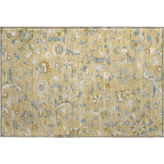 Piper Looms Mayfield Floral AMF1006 Wheat Machine Washable Area Rug Scatter Main Image