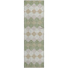 Piper Looms Mayfield Geometric AMF1007 Aloe Machine Washable Area Rug Runner Main Image