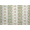 Piper Looms Mayfield Geometric AMF1007 Aloe Machine Washable Area Rug Scatter Main Image