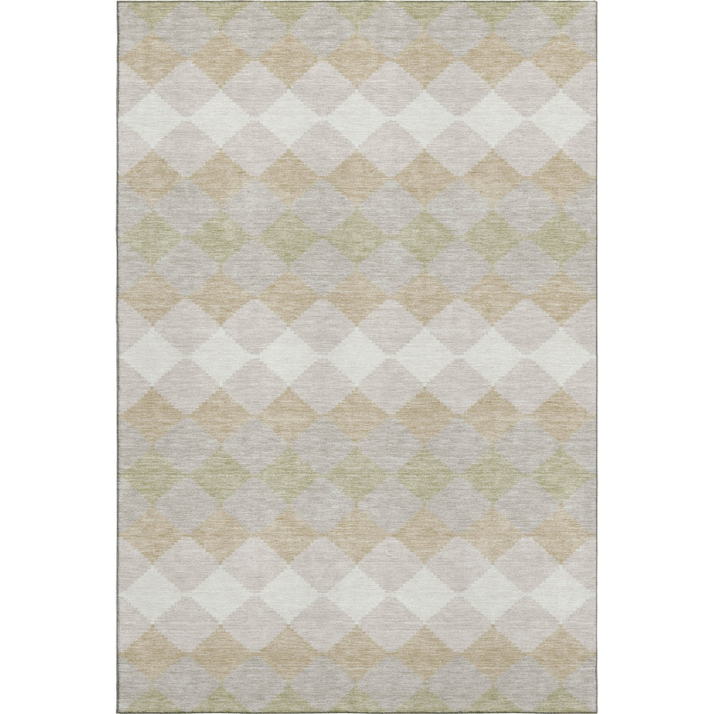 Piper Looms Mayfield Geometric AMF1007 Beige Machine Washable Area Rug main image