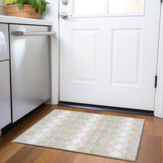 Piper Looms Mayfield Geometric AMF1007 Beige Machine Washable Area Rug Scatter Lifestyle Image Feature