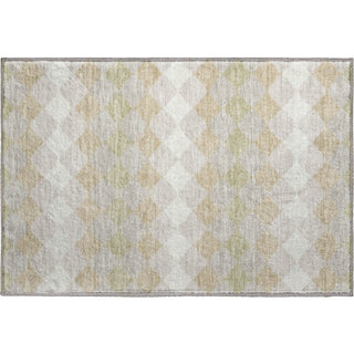 Piper Looms Mayfield Geometric AMF1007 Beige Machine Washable Area Rug Scatter Main Image