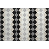 Piper Looms Mayfield Geometric AMF1007 Black Machine Washable Area Rug Scatter Main Image