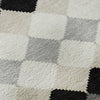 Piper Looms Mayfield Geometric AMF1007 Black Machine Washable Area Rug Swatch Image