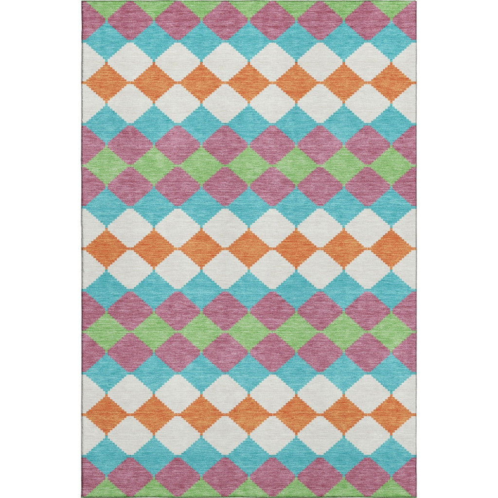 Piper Looms Mayfield Geometric AMF1007 Blush Machine Washable Area Rug main image