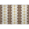 Piper Looms Mayfield Geometric AMF1007 Brown Machine Washable Area Rug Scatter Main Image