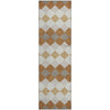 Piper Looms Mayfield Geometric AMF1007 Copper Machine Washable Area Rug Runner Main Image