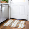 Piper Looms Mayfield Geometric AMF1007 Copper Machine Washable Area Rug Scatter Lifestyle Image Feature