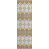 Piper Looms Mayfield Geometric AMF1007 Gold Machine Washable Area Rug Runner Main Image