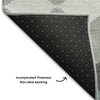 Piper Looms Mayfield Geometric AMF1007 Gray Machine Washable Area Rug Backing Image