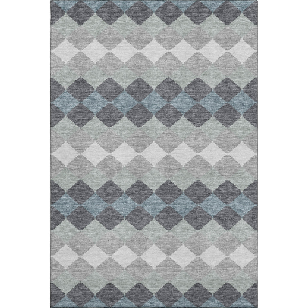 Piper Looms Mayfield Geometric AMF1007 Gray Machine Washable Area Rug main image