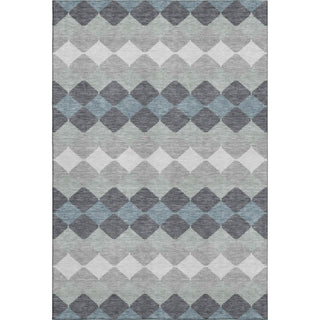 Piper Looms Mayfield Geometric AMF1007 Gray Machine Washable Area Rug main image