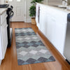 Piper Looms Mayfield Geometric AMF1007 Gray Machine Washable Area Rug Runner Lifestyle Image Feature