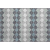 Piper Looms Mayfield Geometric AMF1007 Gray Machine Washable Area Rug Scatter Main Image