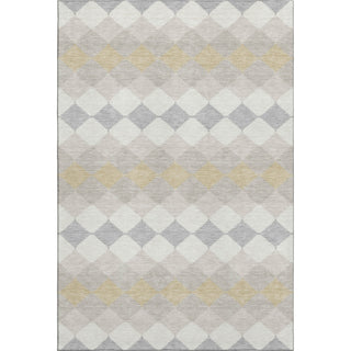 Piper Looms Mayfield Geometric AMF1007 Ivory Machine Washable Area Rug main image
