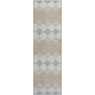 Piper Looms Mayfield Geometric AMF1007 Ivory Machine Washable Area Rug Runner Main Image