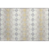 Piper Looms Mayfield Geometric AMF1007 Ivory Machine Washable Area Rug Scatter Main Image