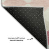 Piper Looms Mayfield Geometric AMF1007 Pink Machine Washable Area Rug Backing Image