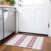 Piper Looms Mayfield Geometric AMF1007 Pink Machine Washable Area Rug Scatter Lifestyle Image Feature