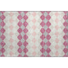 Piper Looms Mayfield Geometric AMF1007 Pink Machine Washable Area Rug Scatter Main Image