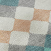 Piper Looms Mayfield Geometric AMF1007 Teal Machine Washable Area Rug Swatch Image