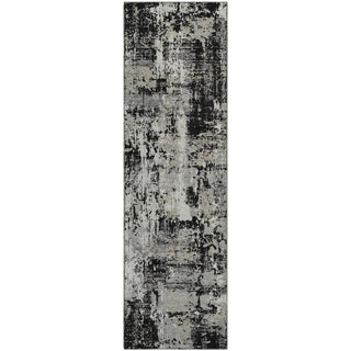 Piper Looms Mayfield Abstract AMF1008 Black Machine Washable Area Rug Runner Main Image
