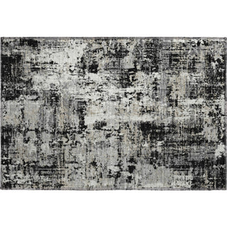 Piper Looms Mayfield Abstract AMF1008 Black Machine Washable Area Rug Scatter Main Image