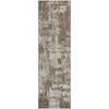 Piper Looms Mayfield Abstract AMF1008 Brown Machine Washable Area Rug Runner Main Image