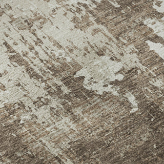 Piper Looms Mayfield Abstract AMF1008 Brown Machine Washable Area Rug Swatch Image