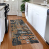 Piper Looms Mayfield Abstract AMF1008 Charcoal Machine Washable Area Rug Runner Lifestyle Image Feature