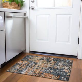 Piper Looms Mayfield Abstract AMF1008 Charcoal Machine Washable Area Rug Scatter Lifestyle Image Feature