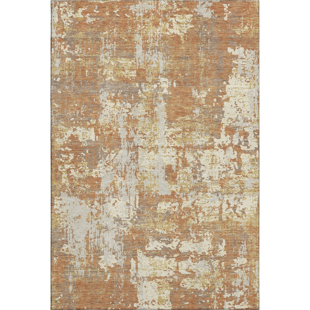 Piper Looms Mayfield Abstract AMF1008 Copper Machine Washable Area Rug main image