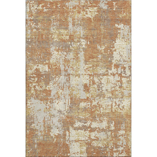 Piper Looms Mayfield Abstract AMF1008 Copper Machine Washable Area Rug main image