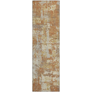 Piper Looms Mayfield Abstract AMF1008 Copper Machine Washable Area Rug Runner Main Image