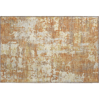 Piper Looms Mayfield Abstract AMF1008 Copper Machine Washable Area Rug Scatter Main Image