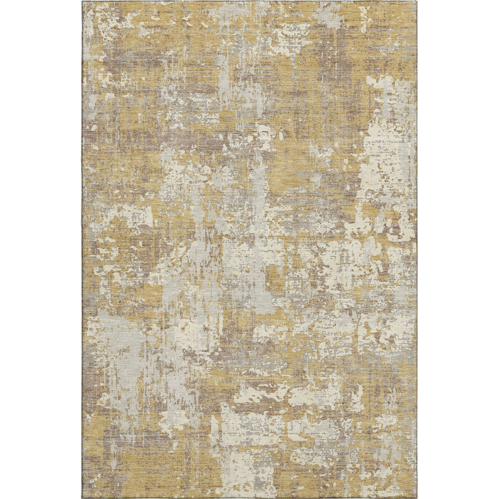 Piper Looms Mayfield Abstract AMF1008 Gold Machine Washable Area Rug main image