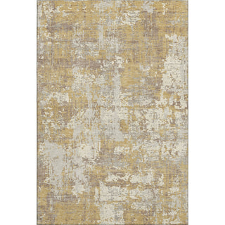 Piper Looms Mayfield Abstract AMF1008 Gold Machine Washable Area Rug main image