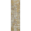 Piper Looms Mayfield Abstract AMF1008 Gold Machine Washable Area Rug Runner Main Image