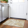 Piper Looms Mayfield Abstract AMF1008 Gold Machine Washable Area Rug Scatter Lifestyle Image Feature