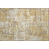 Piper Looms Mayfield Abstract AMF1008 Gold Machine Washable Area Rug Scatter Main Image