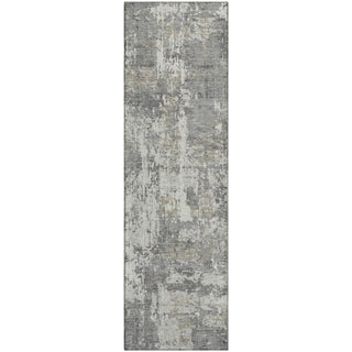 Piper Looms Mayfield Abstract AMF1008 Gray Machine Washable Area Rug Runner Main Image